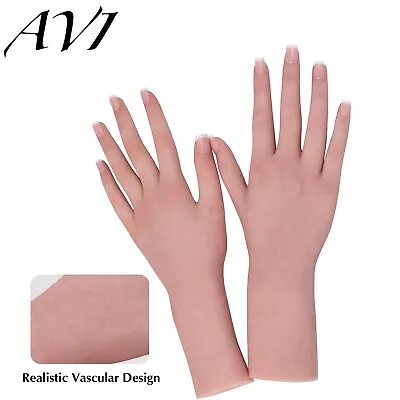 Silicone Female Hand Model Real Mannequin Fake Hand Model For Rings Bracelet • £69.99