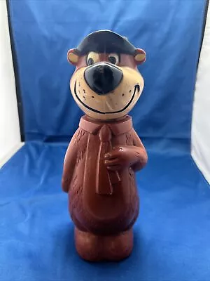 Vintage Yogi Bear Bubble Bath Bottle Coin Bank Knickerbocker 9  Hannah Barbera • $20