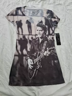 Elvis Presley Official Ladies Distressed Top Size Small Tagged • $46.46