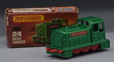 1970s Vintage Lesney MATCHBOX #24 Diesel Shunter W/ Box Train DIECAST Diecast • $10