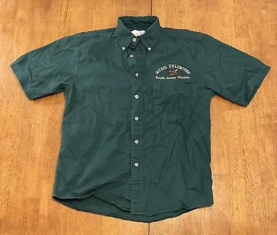 Vintage Quail Unlimited Button Shirt Small South Jersey Chapter Hunting • $20