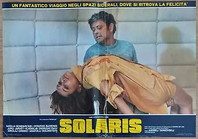 $54.91 • Buy Solaris ORIGINAL Italian Photobusta '74 POSTER Andrei Tarkovsky Russian Sci-Fi A
