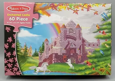 Melissa & Doug Enchanted Castle 60 Piece Jigsaw Puzzle 10.25  X 14.25  Complete • $9.95