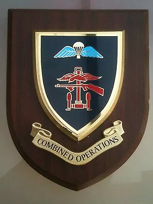 Combined Operations Wall Plaque Military UK Made For MOD V2 • £21.99