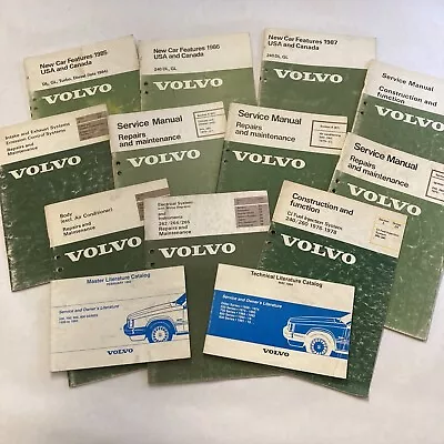 Rare Official Volvo Service Repair Manuals 240 242 245 244 1975 - 1988 CIS 260 • $129.35