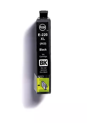 4x  Generic 220XL BK Ink For Epson WF -2630 WF-2650 WF-2660 XP-220 XP-324 XP-420 • $22