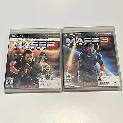 PS3 Mass Effect 2 & 3 Bundle CIB Sony Playstation 3 PS3 • $14.56