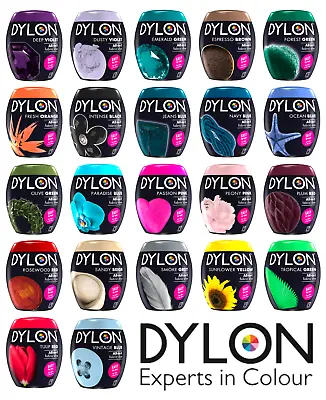 Dylon Washing Machine Fabric Dye Pod Powder-350g-Multi Colours Fashion Clothes • £8.35