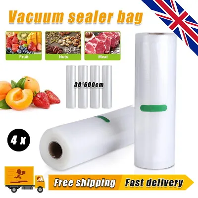 Home Vacuum Food Sealer Bags Vacum Sealer Dry Wet Pack Machine/Food Bags UK • £5.99