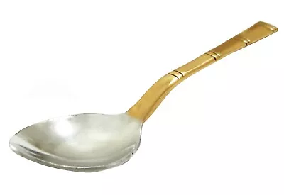 Traditional Indian Stainless Steel Copper Plated Spoon 1 Piece-5Eo • $10.43