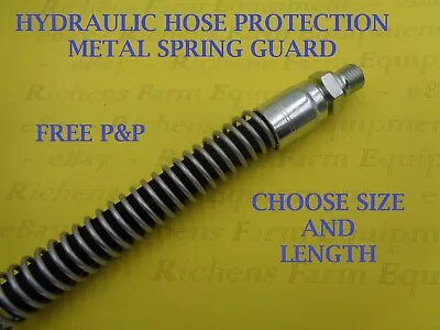 £13.95 • Buy Hydraulic Pipe & Hose Protection Metal Spring Guard Free P&p