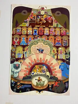 Glen Brogan It's Time To Play The Music Muppets Bottleneck Perillo Print Poster • $150