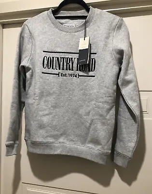 $40 • Buy COUNTRY ROAD 1974 Girls Grey Black Brand Name Sweater Jumper New $69.95