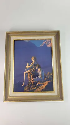 Maxfield Parrish Print In Vintage Frame - Contentment 20.5 X 16.5 • $65