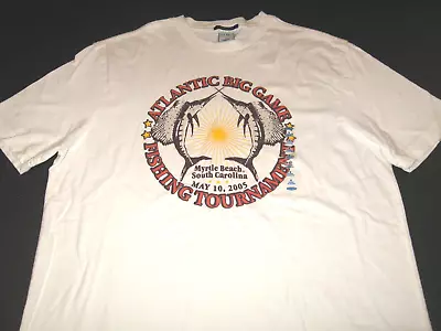 Atlantic Ocean Marlin Fishing Tournament Myrtle Beach 2015 T-Shirt New NWT SMALL • $14.44