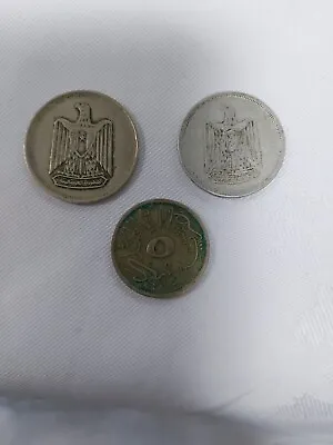 3 × Egypt/Egyptian Coins × 3 • £8