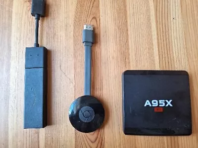 A95X TV Box Model A95X R1 Google Chromecast Amazon Firestick Media Streaming LOT • $24.99