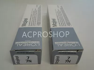 2 X LOREAL Professional Majirel Hair Color Level # 7 / 7N • $35.99