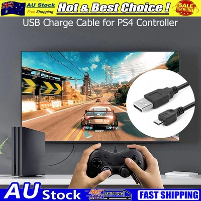 $9.89 • Buy 3m Micro USB Charger Cable For Sony PS PS4 Wireless Controller