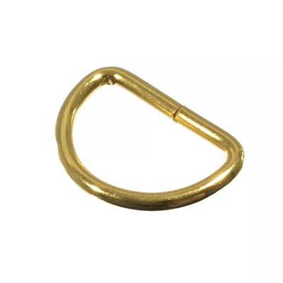 PARACORD PLANET D-Rings - Multiple Pack Sizes - 1  3/4  1-1/4  1/2  - Gold • $5.99