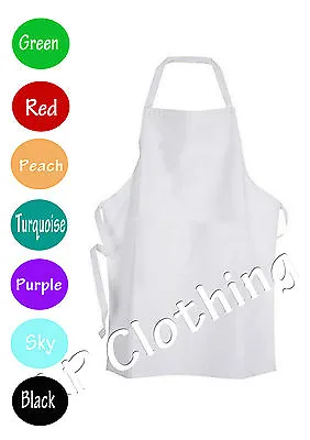 £5.99 • Buy Junior Chef Cotton Apron With Pocket Baking Kitchen School Kids Craft Painting