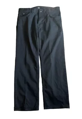 Hugo Boss Maine 10 Men’s Black Regular Fit Stretch Denim Jeans Size 34 X 29 • $27
