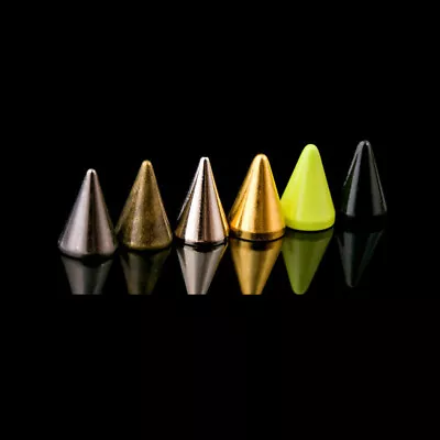 Cone Spikes Screwback Studs DIY Craft Cool Rivets Punk 7.5mm 10mm Various Colour • $7.19