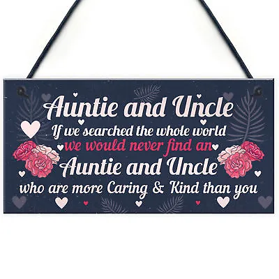 Novelty Auntie And Uncle Gifts For Birthday Christmas Gift From Niece Nephew • £3.99