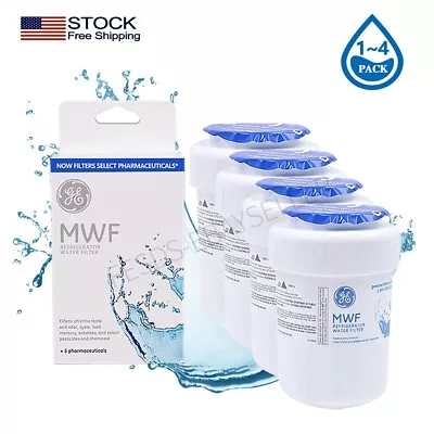 1~4 Pack GE MWF SmartWater MWFP GWF Refrigerator Water Filter For Refrigerator • $11.98