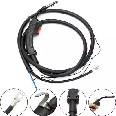 14AK Electric Replacement Mig Torch Welder Complete Welding Gun Part 2.5M 8.2FT • £27.59