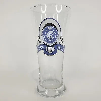 $45 • Buy Vintage Carlton Football Club Beer Glass AFL
