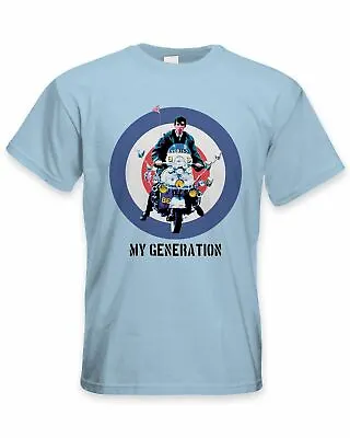 £12.95 • Buy My Generation Mod Scooter Men's T-Shirt - Jam Fashion The Who Quadrophenia