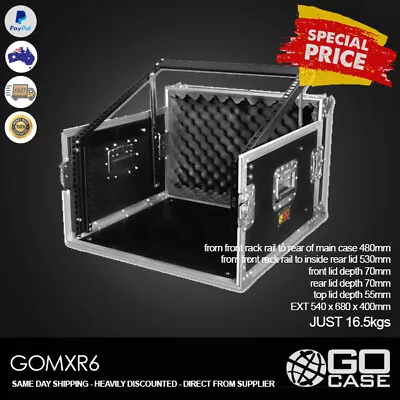 GOMXR6 ATA Road Case 6RU 6u Mixer Rack Flight Go Case • $406