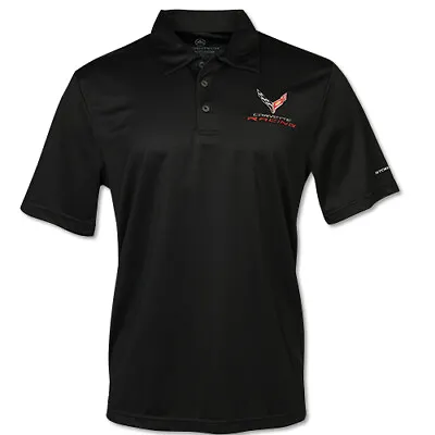 Corvette Racing Apollo Polo Shirt W/ 2020+ C8 Flags Logo • $66.95