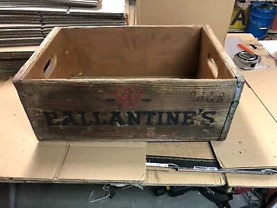 Ballantines Beer Wooden Crate Vintage Collectable Ballantine • $45