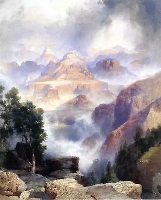 A Showery Day Grand Canyon (1919) By Thomas Moran Art Painting Print • $9.99