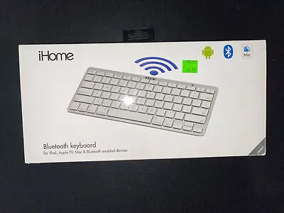 IHome Bluetooth Keyboard For Mac/iPad & Bluetooth Enabled Devices New Open Box • $18.50