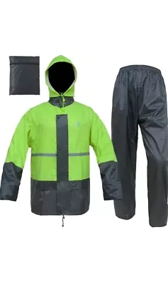 RainRider Rain Jacket Pants Suit For Men/Women Waterproof Lightweight Rain Gear • $18.16