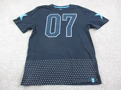 Nike N7 Shirt Adult Large Black Casual Jersey Style Sports Cotton Mens • $17.88