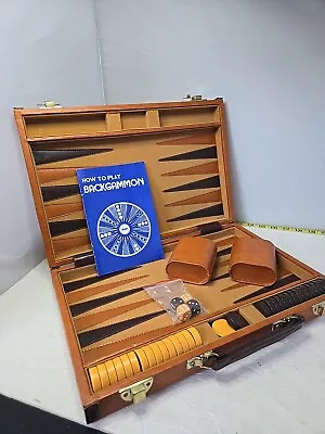 Premium Vintage Backgammon Set- Very Good Unused Condition Swirel • $40
