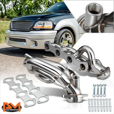 For 97-03 Ford F150/F250/Expedition 5.4 V8 Stainless Steel Exhaust Header+Gasket • $102.89