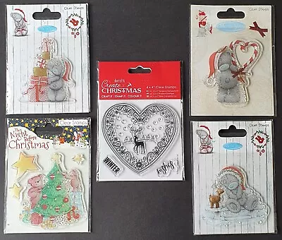 ' Me To You' & Docrafts Clear Christmas Stamps CHOOSE From 5 Options • £3.75