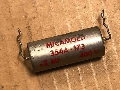 Vintage Micamold .2 Uf 400v PIO Tone Capacitor Vitamin Q Tube Amp Cap .22 Sub • $7