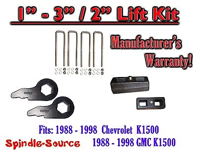 Torsion Level 3  FORGED KEYS + 2   REAR Blocks FOR 88 - 98 Chevrolet GMC K1500 • $80.57