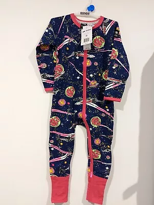 Bonds Disney Star Wars Pink Purple Blue Zippy Wondersuit Size 3 BNWT • $50