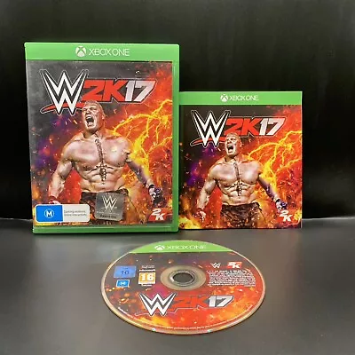 WWE W2K17 XBOX ONE World Wrestling Entertainment Game Complete With Manual • $11.35