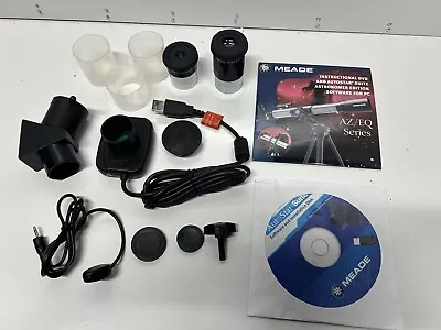 Lot Meade CCD Telescope Camera Adapter USB + Telescope Lens + CDs • $29.99