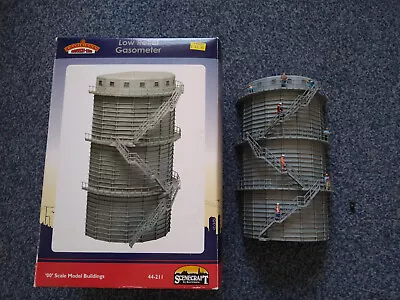 Bachmann Scenecraft Oo Scale 00 Low Relief Gasometer Building Boxed Good 44-211 • $112.72