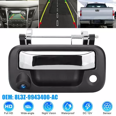 Tailgate Handle Rear View Backup Camera For 04-16 Ford F150 F250 F350 F450 • $44.99