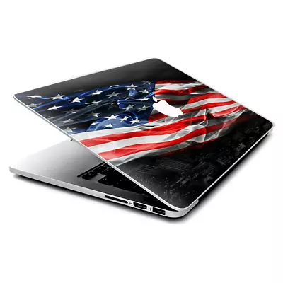 Skin Decals Wrap For MacBook Pro Retina 13  - American Flag Waving • $15.98